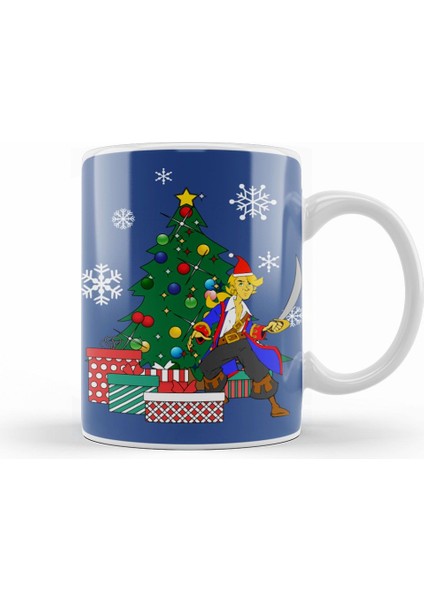 Guybrush Threepwood Around The Christmas Tree Kupa Bardak Porselen