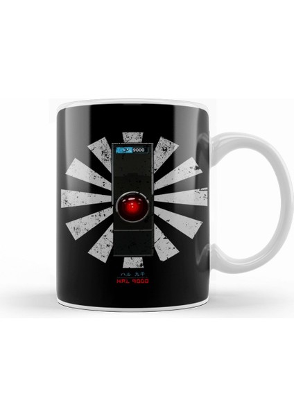 Hal 9000 Retro Japanese 2001 A Space Odyssey Kupa Bardak Porselen