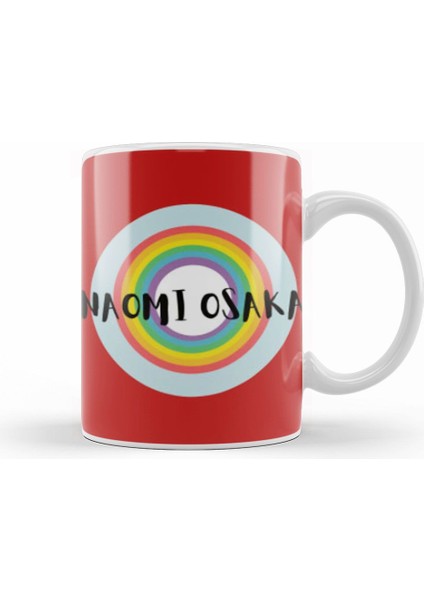 Naomı Osaka I Love Tennis Kupa Bardak Porselen