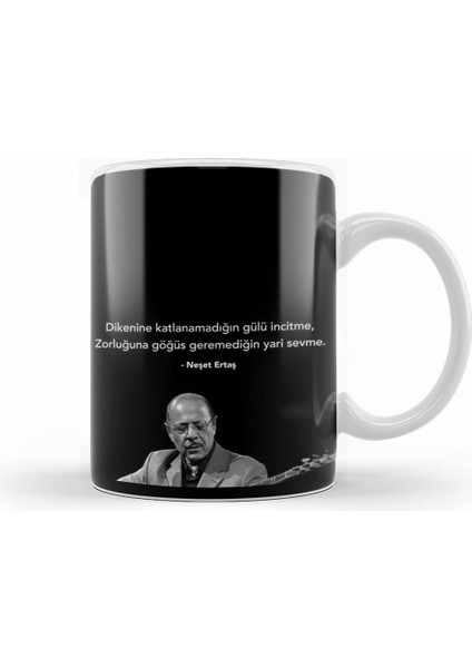 Neşet Ertaş Söz Kupa Bardak Porselen