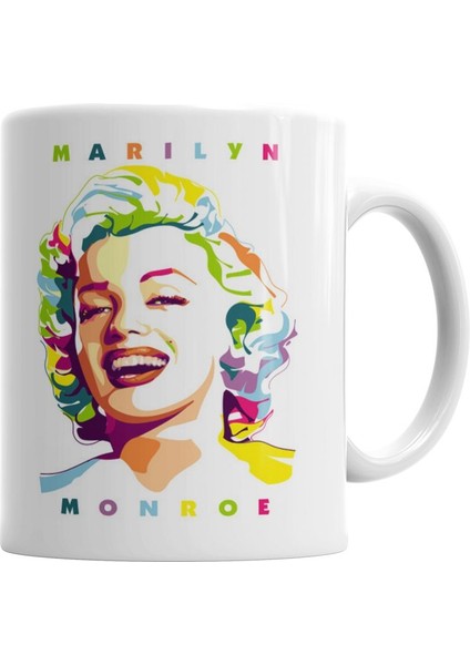 Marilyn Monroe Kupa Bardak Porselen