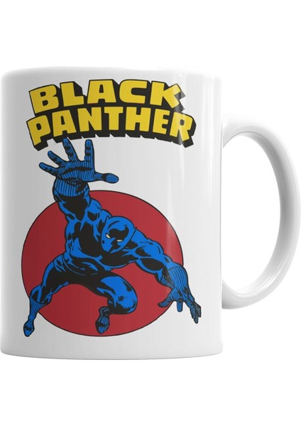 Marvel Comics Pantera Negra 1978 Kupa Bardak Porselen
