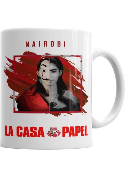 La Casa De Papel Kupa Bardak Porselen