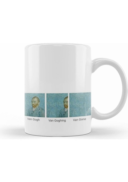 Van Gogh Van Goghing Kupa Bardak Porselen