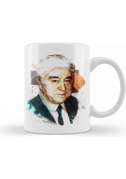 Aziz Nesin Illustrasyon Kupa Bardak Porselen