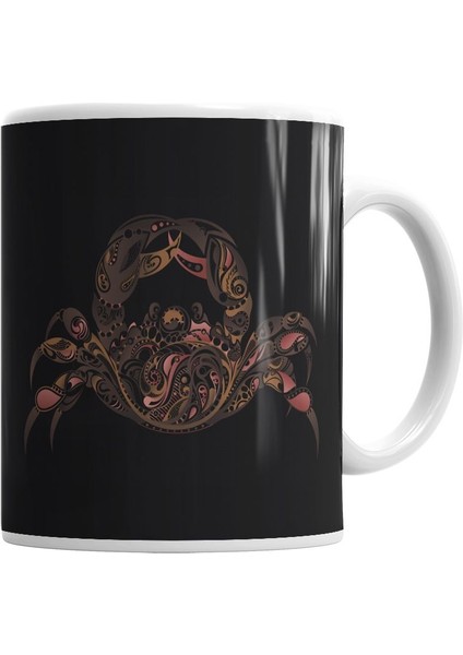 Caranguejo Kupa Bardak Porselen