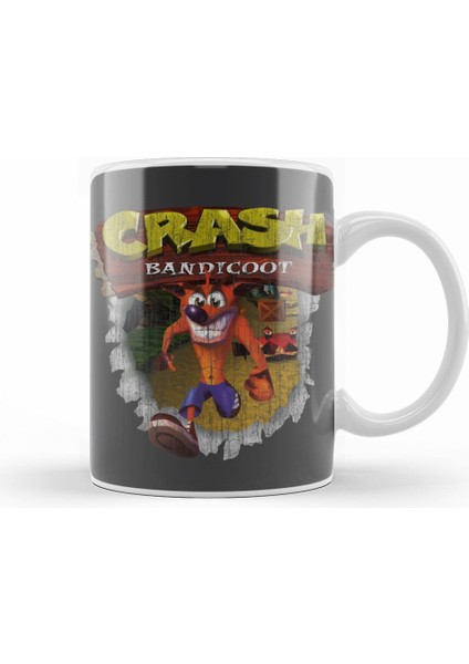 Crash Bandicoot Kupa Bardak Porselen