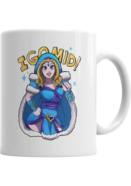 Dota 2 World Of Warcraft Crystal Maiden Kupa Bardak Porselen