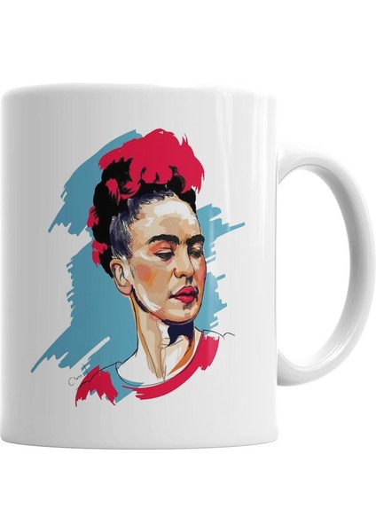Frida Kahlo 10 Kupa Bardak Porselen