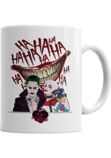 Joker Ha Ha Ha Kupa Bardak Porselen