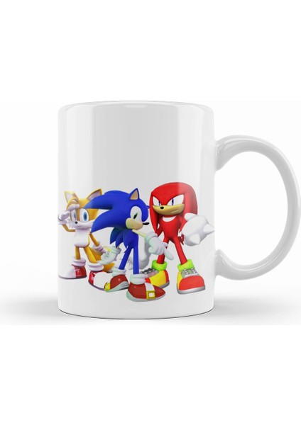 Knuckles Sonic Chaos Kupa Bardak Porselen