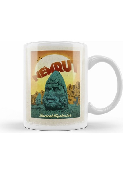 Nemrut Dağı Kupa Bardak Porselen