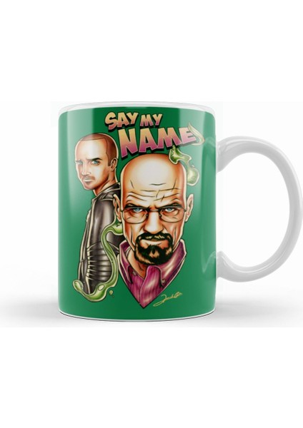 Breaking Bad Say My Name Kupa Bardak Porselen