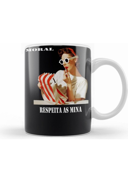 Moral Respeita As Mina Kupa Bardak Porselen