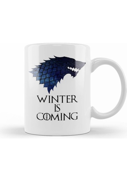 Stark Logo Game Of Thrones Kupa Bardak Porselen