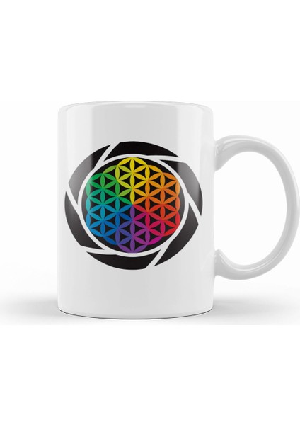 Yaşam Çiçeği 014 Kupa Bardak Porselen