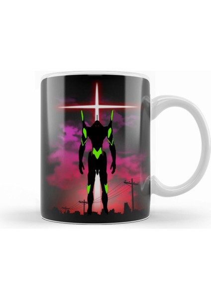 Neon Genesis Evangelion Eva Angel Kupa Bardak Porselen
