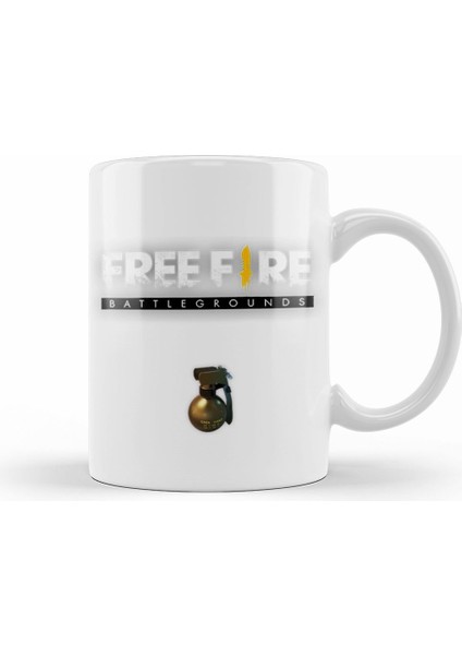 Free Fire Granade Kupa Bardak Porselen