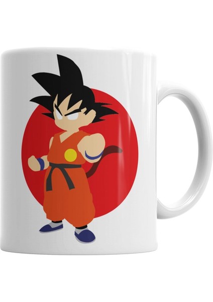 Goku Criança Kupa Bardak Porselen