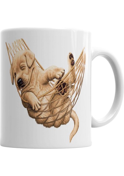 Pug Köpek Kupa Bardak Porselen