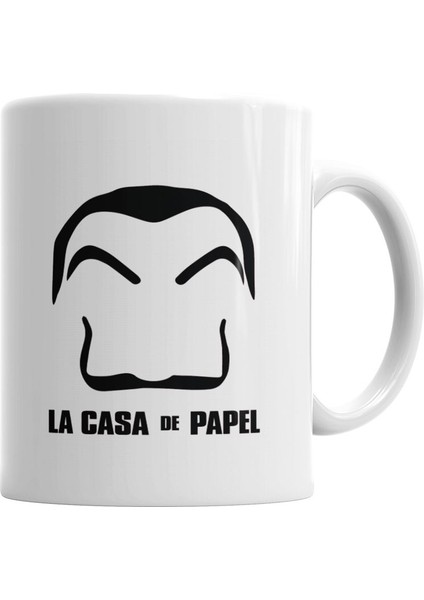 La Casa De Papel 08 Kupa Bardak Porselen