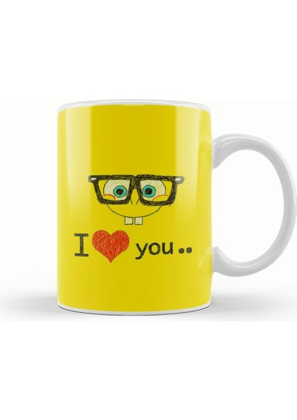 Sünger Bob Sponge Bob 08 Kupa Bardak Porselen