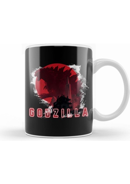 Godzilla War Of Tokyo Kupa Bardak Porselen