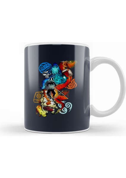 Avatar The Last Airbender Avatar The 4 Elements Kupa Bardak Porselen