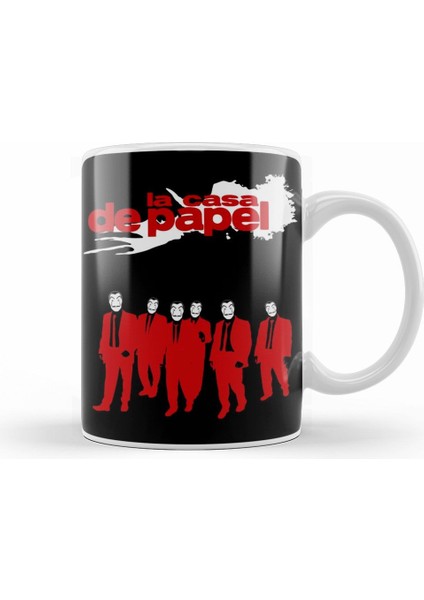 La Casa De Papel Reservoir Dogs Kupa Bardak Porselen