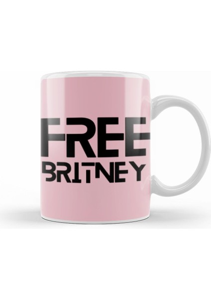 Free Britney Free Britney Spears 2022 Kupa Bardak Porselen