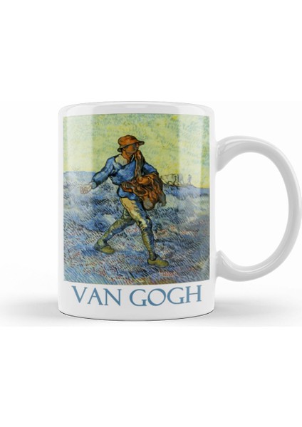 The Sower By Vincent Van Gogh Kupa Bardak Porselen