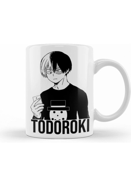 Todoroki Shouto 01 Kupa Bardak Porselen