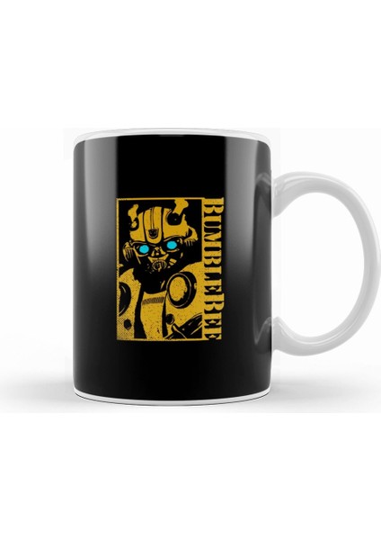 Bumblebee Transformes 02 Kupa Bardak Porselen