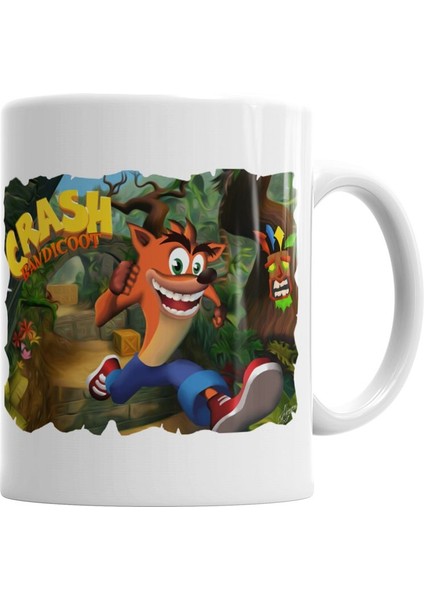 Crash Bandicoot Kupa Bardak Porselen