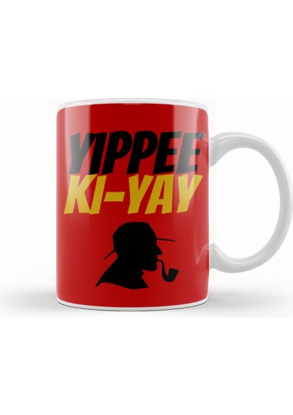 Yippee Ki Yay Mother Fucker Quote Kupa Bardak Porselen
