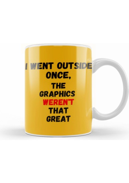 I Love Bush Kupa Bardak Porselen