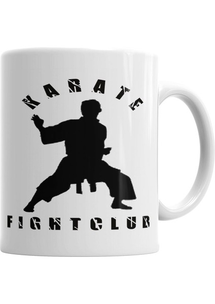 Karate Fight Club Kupa Bardak Porselen