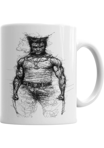 Wolverıne Kupa Bardak Porselen