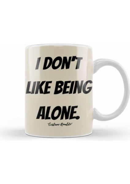 Cristiano Ronaldo Quotes Art Gift Vintage Retro Style Kupa Bardak Porselen