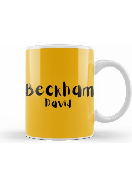 David Beckham Kupa Bardak Porselen