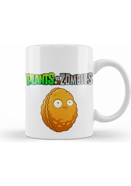 Wall Nut Plants ve Zombies Kupa Bardak Porselen