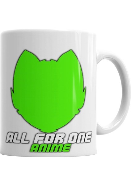 Allforone Anime Verde Kupa Bardak Porselen