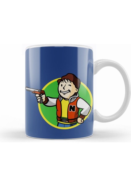 Fallout Fan Boy Kupa Bardak Porselen