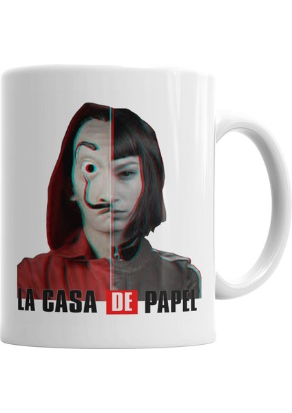 La Casa De Papel 06 Kupa Bardak Porselen