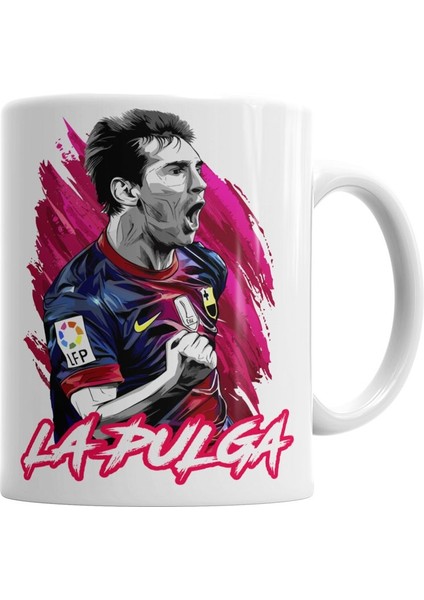 Messi La Pulga Fıfa 18 Kupa Bardak Porselen