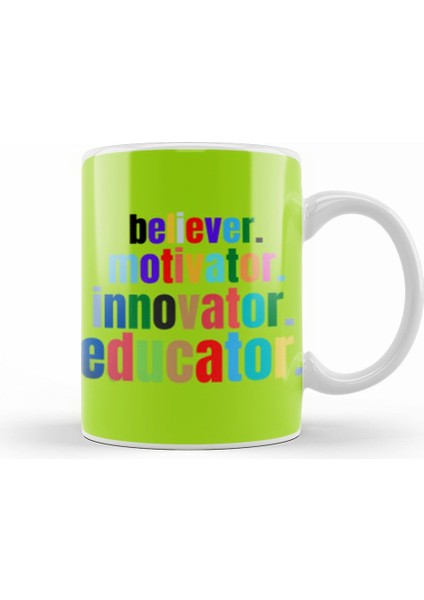 Teacher Gift Learning Inspire Science Student School Inspirational Kupa Bardak Porselen