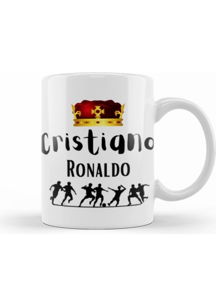The King Of Football Cristiano Ronaldo 7 Kupa Bardak Porselen