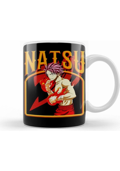 Fairy Tail Natsu Dragneel Fighting Stance Kupa Bardak Porselen