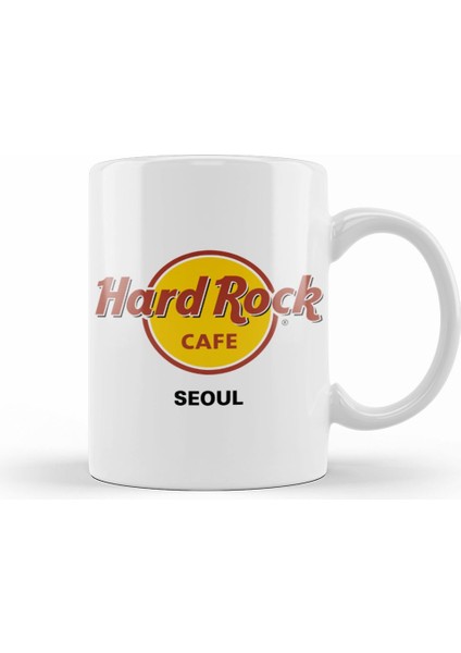 Hard Rock Cafe Seoul Kupa Bardak Porselen