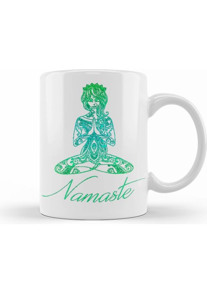 Namaste Yoga Kupa Bardak Porselen